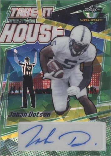 2022 Leaf Valiant Jahan Dotson #TH-JD1