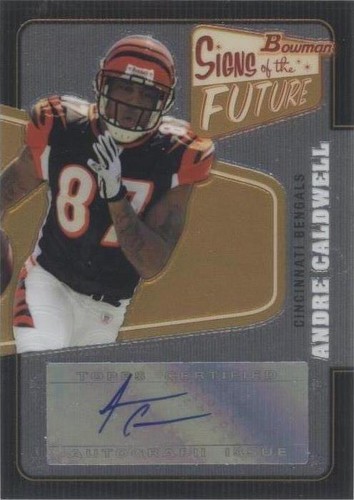 2008 Bowman Andre Caldwell #SF-AC