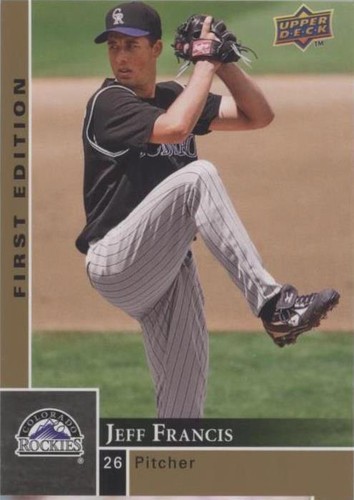 2009 Upper Deck First Edition - Jeff Francis #101