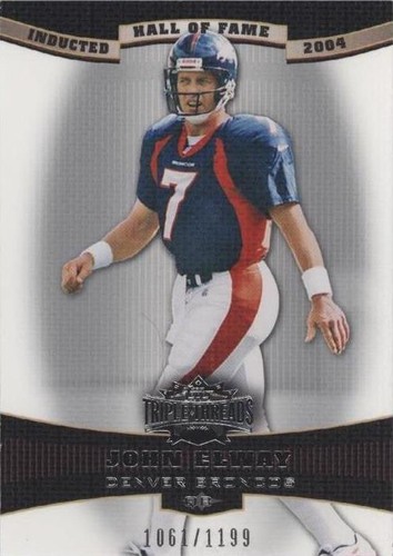 2006 Topps Triple Threads John Elway #87