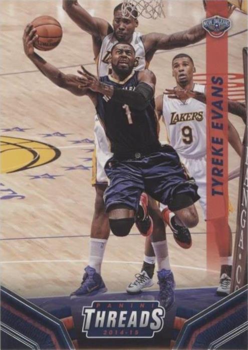 2014-15 Panini Threads - Tyreke Evans #191