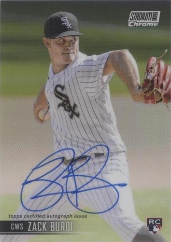 2021 Topps Stadium Club Chrome - Zack Burdi #SCCAV-ZB