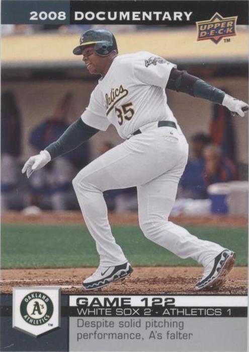 2008 Upper Deck Documentary - Frank Thomas #3688
