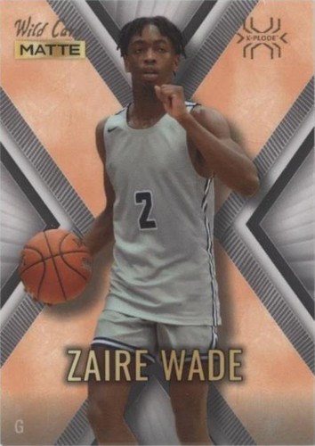 2022-23 Wild Card Matte Draft - Zaire Wade #MXP-44