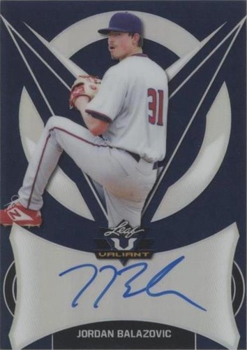 2019 Leaf Valiant - Jordan Balazovic #BA-JB2