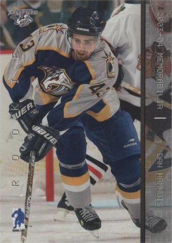 2003-04 In the Game Be A Player Memorabilia - Dan Hamhuis #175