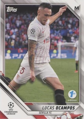2021-22 Topps UCL Collection 1st Edition Lucas Ocampos #130
