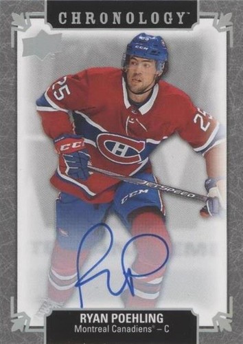 2019-20 Upper Deck Chronology - Ryan Poehling #FH-MO-RP