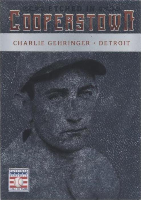 Panini Cooperstown 2015 - Charlie Gehringer #12