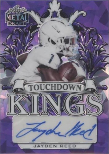 2022 Leaf Metal Draft Jayden Reed #TK-JR2