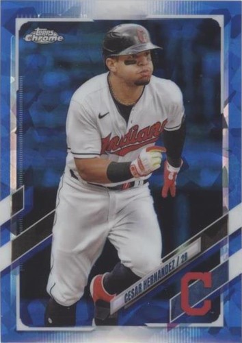 2021 Topps Chrome Update Series Sapphire Edition - Cesar Hernandez #US122