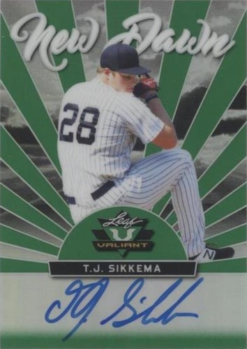 2019 Leaf Valiant - T.J. Sikkema #ND-TJS