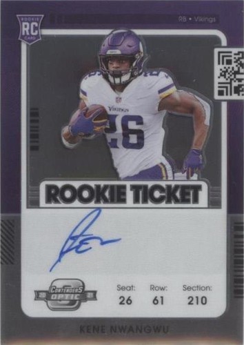 2021 Panini Contenders Optic Kene Nwangwu #132