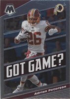 2020 Panini Mosaic Adrian Peterson #GG3