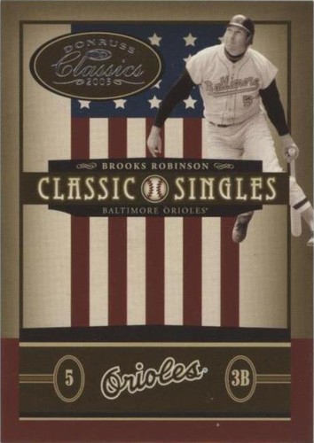 2005 Donruss Classics - Brooks Robinson #CS-5