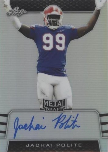 2019 Leaf Metal Draft Jachai Polite #BA-JP1