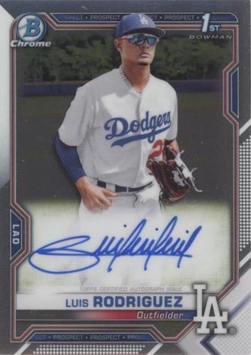 2021 Bowman Chrome - Luis Rodriguez #CPA-LR