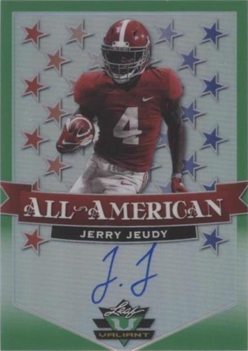 2020 Leaf Valiant Jerry Jeudy #AA-JJ1