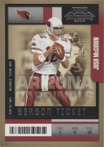 2004 Playoff Contenders Josh McCown #3