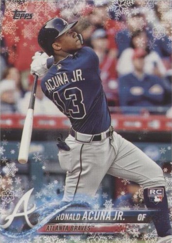 2018 Topps Holiday - Ronald Acuña Jr. #HMW50