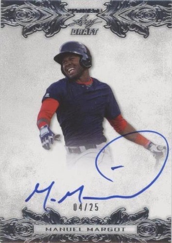 2015 Leaf Ultimate Draft - Manny Margot #BA-MM1