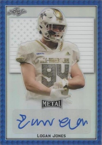 2020 Leaf Metal U.S. Army All-American Bowl Logan Jones #BA-LJ1