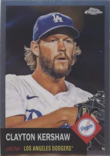 2022 #367 Clayton Kershaw Topps Chrome Platinum Los Angeles