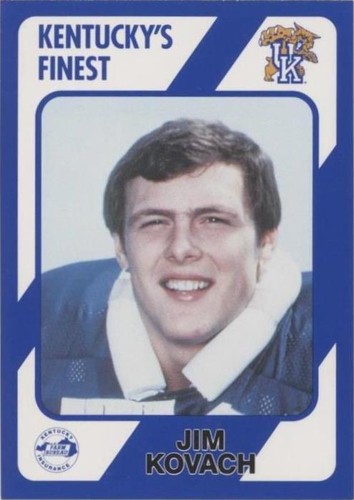 1989 Collegiate Collection Kentucky Wildcats Kentucky's Finest Jim Kovach #125