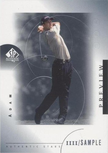 2001 SP Authentic Preview - Adam Scott #24