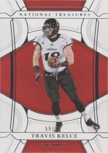 2022 Panini National Treasures Collegiate Travis Kelce #37