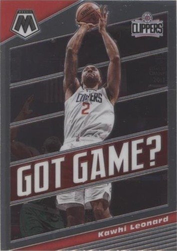2019-20 Panini Mosaic Kawhi Leonard Purple Prizm #/49