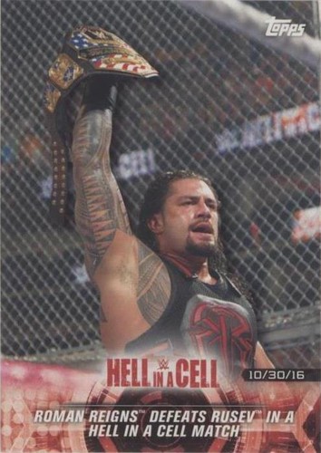 2018 Topps WWE Road to Wrestlemania - Roman Reigns Rusev #5