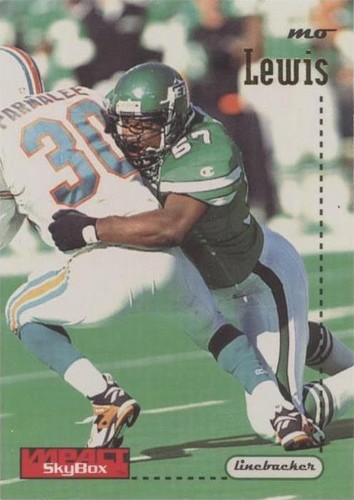 1996 Skybox Impact Mo Lewis #100