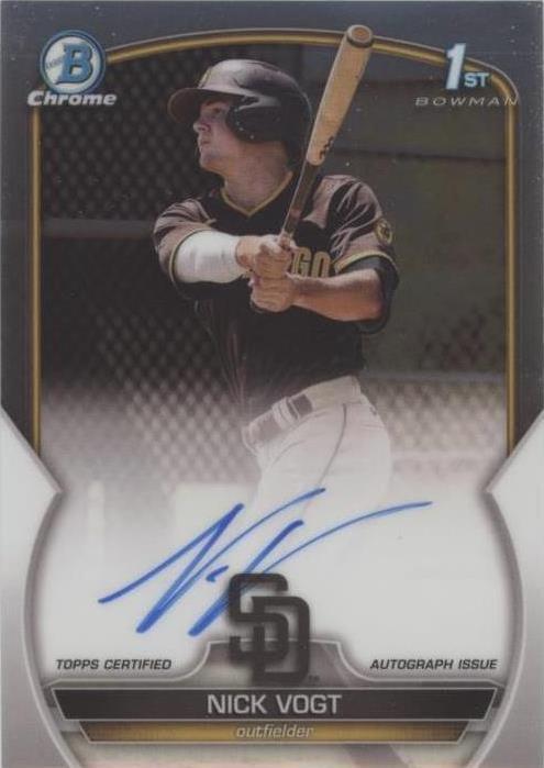 2023 Bowman - Nick Vogt #CPA-NV