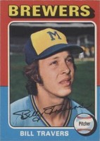 1975 O-Pee-Chee - Bill Travers #488