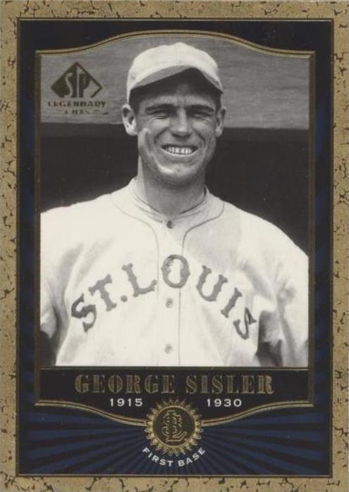 SP Legendary Cuts 2001 - George Sisler #10