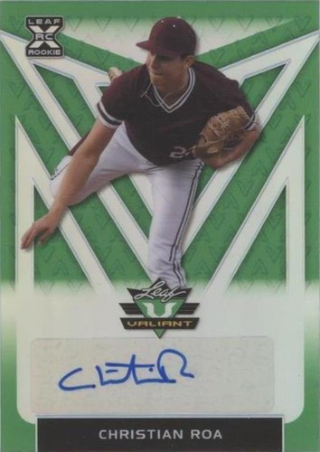 2020 Leaf Valiant - Christian Roa #BA-CR1