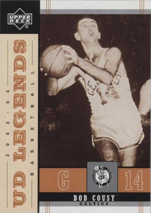 2003-04 Upper Deck UD Legends - Bob Cousy #6