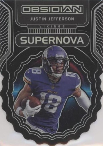 2022 Panini Obsidian Justin Jefferson #SN-JJE