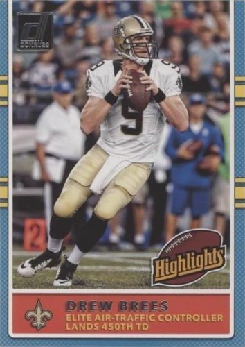 2017 Panini Donruss Drew Brees #7