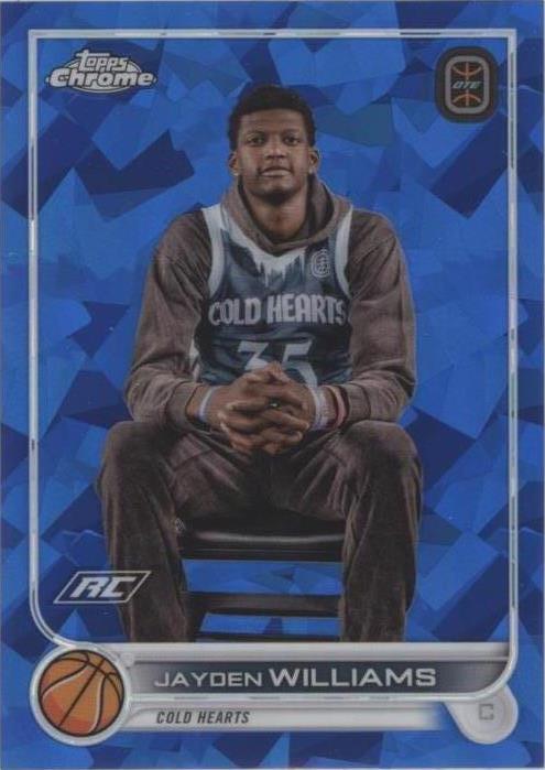 2022-23 Topps Chrome OTE Overtime Elite Sapphire Edition - Jayden Williams #29