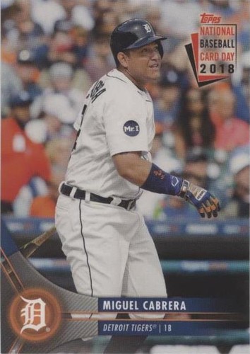 2018 Topps National Baseball Card Day - Miguel Cabrera #5