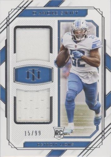 2020 Panini National Treasures D'Andre Swift #RDM-DS