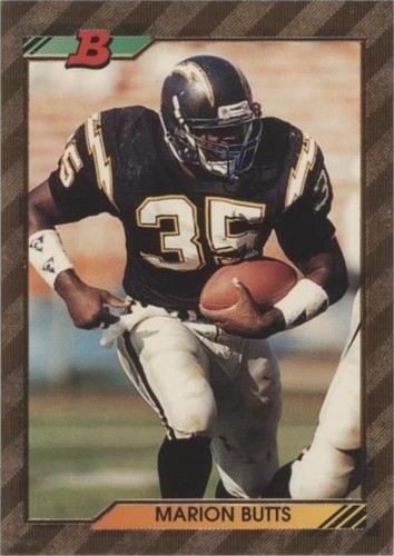 1992 Bowman Marion Butts #478