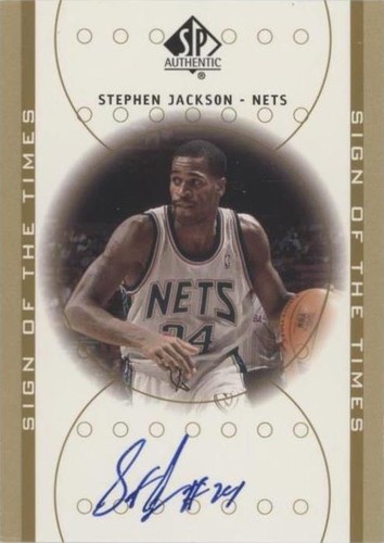 2000-01 SP Authentic - Stephen Jackson #SJ