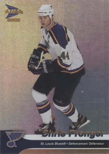 2002-03 Pacific Prism Platinum McDonald's - Chris Pronger #33