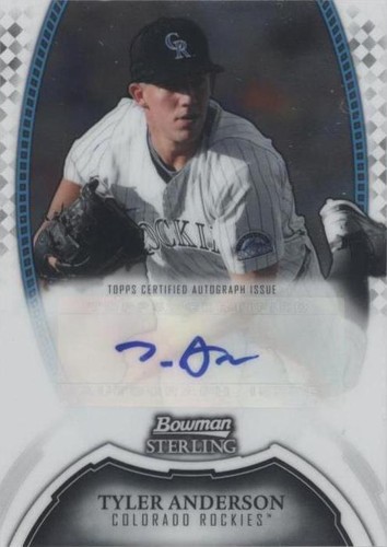 2011 Bowman Sterling - Tyler Anderson #BSP-TA