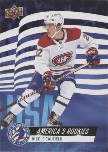 2022 Upper Deck National Hockey Card Day - Cole Caufield #USA-1