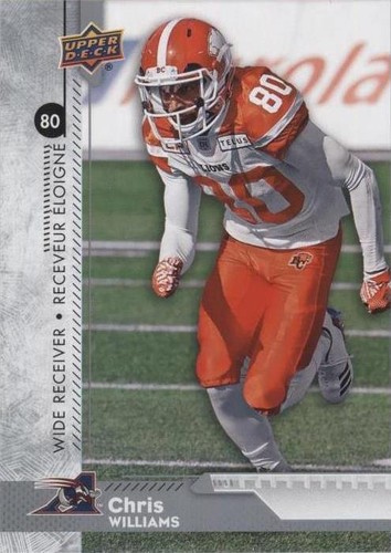 2018 Upper Deck CFL Chris Williams #194