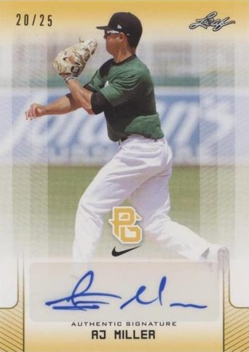 2017 Leaf Perfect Game National Showcase - Aj Miller #BA-AJM